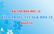 Bài 8 trang 111 SGK Hoá 12: Kim loại kiềm và hợp chất quan trọng của kim loại kiềm